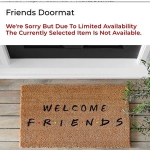 Freinds Tv Show Doormat